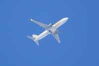 OY-PSE @ LFRB - Boeing 737-809, flight over Brest-Bretagne airport (LFRB-BES) - by Yves-Q