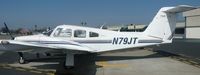 N79JT @ KRHV - A 1979 Piper Seminole used for Nice Air's flight training. - by Chris L.