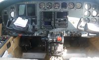 N2616X @ KRHV - A nice cockpit of N2616X, a transient Cessna 414A Chancellor. - by Chris L.