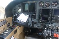 N2616X @ KRHV - A nice cockpit for the transient Cessna 414A Chancellor, N2616X. - by Chris L.