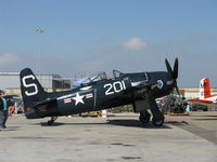 N7825C @ CMA - 1948 Grumman F8F-2 BEARCAT, P&W R-1820 Double Wasp 2,200 Hp - by Doug Robertson