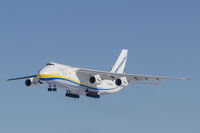 UR-82008 @ CYYZ - Landing runway 23 at Toronto Pearson - by BlindedByTheFlash