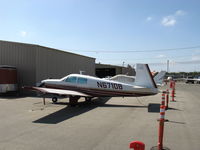 N671DB @ CMA - 1967 Mooney M20E SUPER 21, Lycoming IO-360-A1A 200 Hp, altitude power boost (bypasses air filter), Positive Control - by Doug Robertson