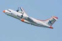 F-GFJH @ LFRB - ATR 42-300, ILS unit calibration, Brest-Bretagne Airport (LFRB-BES) - by Yves-Q