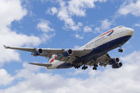 G-BNLG @ CYYZ - On short final for runway 23 at Toronto Pearson - by BlindedByTheFlash