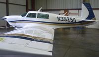 N3925H @ KRHV - A local 1979 Mooney M20J sitting inside the Lafferty Aircraft Sales hangar waiting to be sold. - by Chris L.