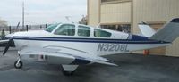N3208L @ KRHV - A 1976 Beechcraft Bonanza V35B sitting outside the Lafferty Aircraft Sales hangar waiting to be sold. - by Chris L.