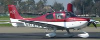 N9721B @ KRHV - A nice 2004 transient Cirrus SR22 at Reid Hillview getting ready for departure. - by Chris L.