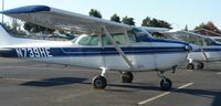 N739HE @ KRHV - Locally-based 1978 Cessna 172 Skyhawk sitting on the Nice Air ramp at Reid Hillview Airport, San Jose, CA. - by Chris L.