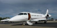 N728QS @ KLVK - A transient 2005 Gulfstream 200 owned by NetJets sitting on the ramp at Livermore Municipal. - by Chris L.