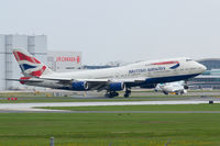 G-CIVF @ CYYZ - Touchdown on runway 23 at Toronto Pearson - by BlindedByTheFlash