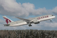 A7-BCT @ ARN - Departing runway 08
