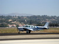 N4171S @ CMA - 1975 Beech A36 BONANZA, Continental IO-520 285 hp, taxi - by Doug Robertson