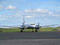 ZK-CIE @ NZAA - nice props - on convair apron - by magnaman