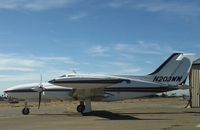 N200WM @ KRHV - A rare but local 1972 Cessna 421B taxing out for departure. - by Chris L.