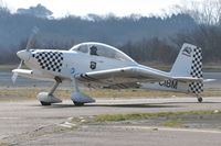 G-CIBM @ EGFH - Resident RV-8 in Team Raven colours and markings. - by Roger Winser