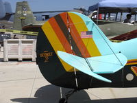 N117JR @ CMA - 1986 Ramsey STEEN SKYBOLT, Lycoming IO-360 180 Hp, tail logo, note double bracing of horizontal stabilizer - by Doug Robertson