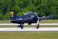 N228TS @ KLAL - North American AT-28D Trojan [200-422] Lakeland-Linder~N 14/04/2010 - by Ray Barber