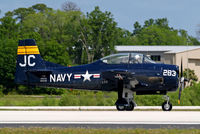 N828JC @ KLAL - North American T-28B Trojan [219-11] Lakeland-Linder~N 14/04/2010 - by Ray Barber