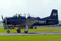 N555PF @ KLAL - North American T-28B Trojan [200-336] Lakeland-Linder~N 15/04/2010 - by Ray Barber