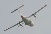 F-GFJH @ LFRB - ATR 42-300, ILS unit calibration, Brest-Bretagne Airport (LFRB-BES) - by Yves-Q
