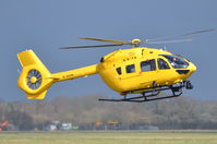G-SASN @ EGSH - Geneeric name EC 145, reg as MBB BK-117 D-2 - by Graham Reeve