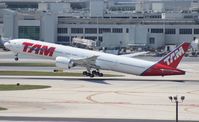 PT-MUG @ MIA - TAM 777-300 - by Florida Metal