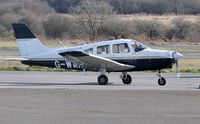 G-WARU @ EGFH - Visiting Piper Warrior III operated by Aeros Flight Training. Previously registered EC-HVU. - by Roger Winser