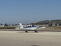 N7554W @ CMA - 1963 Piper PA-28-180 CHEROKEE, Lycoming O&VO-360 180 Hp, taxi - by Doug Robertson