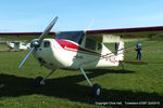 G-AJJS @ EGBT - at the Vintage Aircraft Club spring rally - by Chris Hall