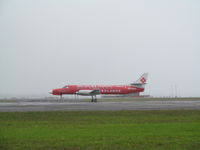 ZK-NSS @ NZAA - just landed and taxying past in very wet conditions - by magnaman