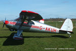 G-AKUH @ EGBT - at the Vintage Aircraft Club spring rally - by Chris Hall