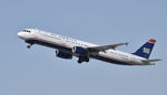N536UW @ KLAX - Departing LAX on 25R - by Todd Royer