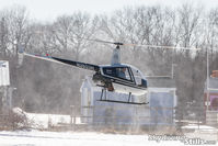 N2603H @ 7B9 - Kicking up fresh snow at Ellington, CT - by Dave G