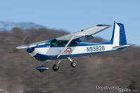N9982B @ 7B9 - On final at Ellington, CT - by Dave G