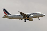 F-GRXF @ EGLL - Airbus A319-111 [1938] (Air France) Home~G 05/05/2014. On approach 27L.