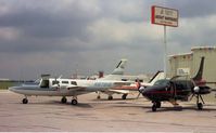 N9791Q @ GKY - At Arlington Municipal Airport @1991 - by Jonathan Banks