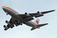 20-1101 @ EGLL - Boeing 747-47C [24730] (Japanese Air Self Defence Force) Home~G 30/04/2014. On approach 27R.