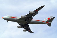 20-1101 @ EGLL - Boeing 747-47C [24730] (Japanese Air Self Defence Force) Home~G 30/04/2014. On approach 27R.