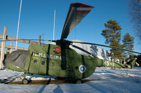 HS-1 @ EFJY - Mil Mi-8T helicopter of the Finnish Air Force at the Aviation Museum of Central Finland at Tikkakoski. - by Van Propeller