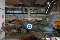 GN-101 @ EFJY - Folland Gnat F.1 fighter of the Finnish Air Force preserved in the Aviation Museum of Central Finland at Tikkakoski. - by Van Propeller