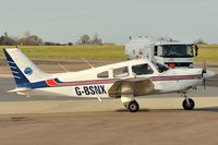 G-BSNX @ EGSH - Late arrival. - by keithnewsome