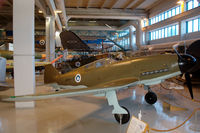 PM-1 @ EFJY - VL Pyörremyrsky (Hurricane) wooden fighter prototype preserved in the Aviation Museum of Central Finland at Tikkakoski.  It was developed during WW2 for the Finnish Air Force, first flight 21 nov. 1945. The project was cancelled soon afterwards. - by Van Propeller