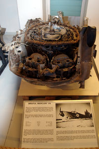 FR-81 @ EFJY - This 9-cylinder Bristol Mercury radial engine was used on Fokker D.XXI FR-81 of the Finnish Air Force, which was shot down on 02-02-1940, during a dogfight with Russian fighters. Preserved at the Aviation Museum of Central Finland at Tikkakoski. - by Van Propeller