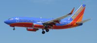 N494WN @ KSJC - A 2004 Boeing 737-700 landing on 30L at San Jose International. - by Chris L.