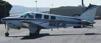 N165JV @ KRHV - A beautiful transient 1998 Bonanza A36 getting ready for a VFR departure from Reid-Hilview. - by Chris L.