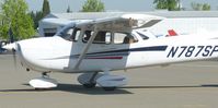 N787SP @ KRHV - A local 2001 Cessna 172S owned by TradeWinds taxing out for departure. - by Chris L.