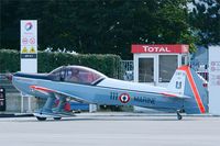111 @ LFRU - Mudry CAP-10 B, refueling station, Morlaix-Ploujean airport (LFRU-MXN) air show in september 2014 - by Yves-Q