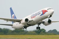 HA-LKG @ LFRB - Boeing 737-8CX, Take off rwy 07R, Brest-Bretagne airport (LFRB-BES) - by Yves-Q