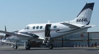 N444L @ KRHV - A transient 1908 King Air E90 getting ready for departure just after being sold by Lafferty Aircraft Sales. This was the last time this plane will ever be at Reid Hillview Airport so I took a LOT of pictures before it left. - by Chris L.